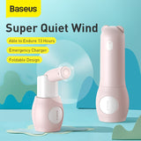 Baseus USB Gadget Fold Usb Mini Fans 2000mAh USB Ventilador Household Rechargeable Fan Appliances Desktop Electric Mini USB Fan